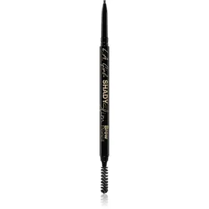 L.A. Girl Cosmetics Shady Slim automatická tužka na obočí s kartáčkem odstín Espresso 0.08 g
