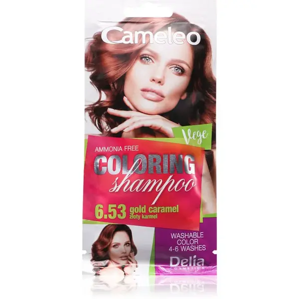 Delia Cosmetics Cameleo Coloring Shampoo tónovací šampon na vlasy odstín 6.53 40 ml