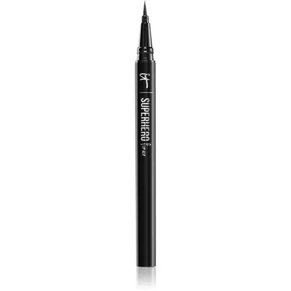 IT Cosmetics Superhero Liquid Eyeliner linka na oči ve fixu pro ženy Black 0.55 ml