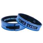 Power System Fitness opasek s přezkou Full Power 3810 modrý - XL