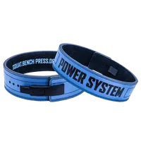 Power System Fitness opasek s přezkou Full Power 3810 modrý - XL