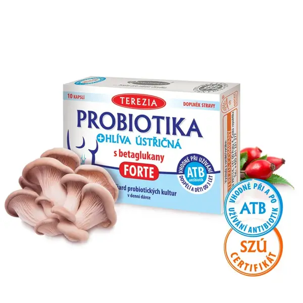Terezia Probiotika+hl.ústř.s Betagluk.forte Cps.10