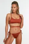Trendyol Cinnamon Tunnel Normální spodní díl bikin