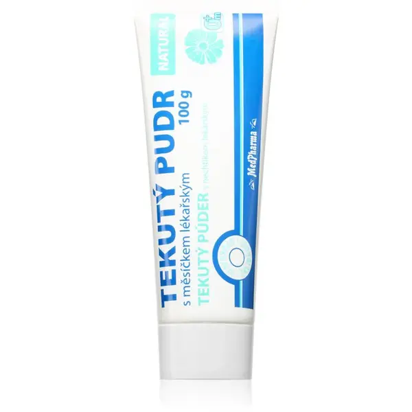 MedPharma Tekutý pudr NATURAL ochranný detský púder 100 g