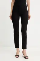 Kalhoty Patrizia Pepe dámské, černá barva, high waist, 2P1731 A663