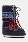 Moon Boot Dětské semišové zimní boty Moon Boot MB ICON SUEDE LACES