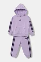 Dětská tepláková souprava adidas fialová barva, JV9856