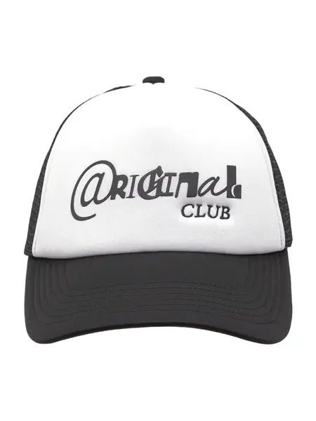 Pull&Bear Čiapka 'ORIGINAL CLUB'  čierna / biela