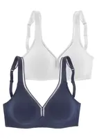 PETITE FLEUR Podprsenka  námornícka modrá