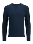 JACK & JONES Sveter 'JJEEMIL'  námornícka modrá