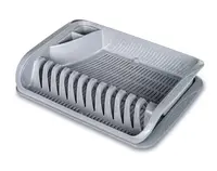 Odkapávač na nádobí 39,5x29,5 cm, šedý