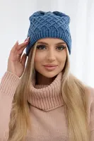 Kesi K204 džínová fleecová čepice s kšiltem