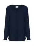 VILA Blúzka  námornícka modrá