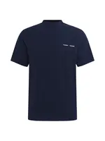 Samsøe Samsøe Tričko 'Norsbro'  tmavomodrá / biela