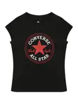 CONVERSE Tričko  červená / čierna / biela