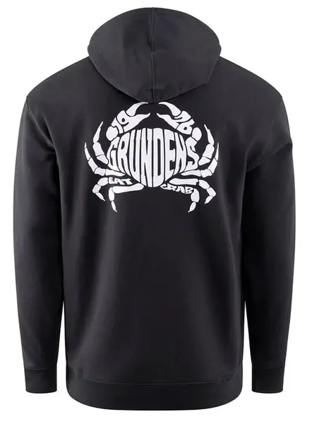 Grundéns mikina eat your words dwr hd hoodie black crab graphic - xxl