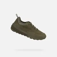 Khaki pánské tenisky Geox Spherica Actif - Pánské