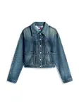 Tommy Jeans Prechodná bunda  modrá denim