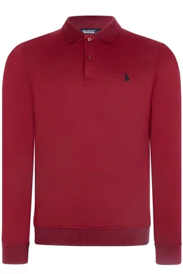 V4007 PÁNSKÁ MIKINA DEWBERRY - BURGUNDY
