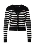 VERO MODA Kardigán 'VMDORY'  čierna / biela