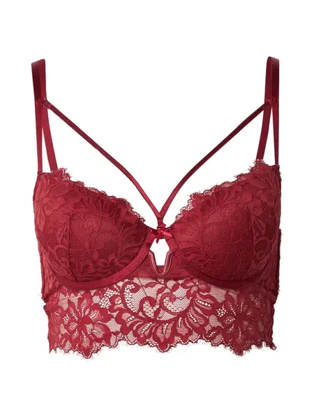Hunkemöller Podprsenka 'Isabella'  tmavočervená