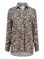 Hailys Blúzka 'Ni44na'  béžová / čierna