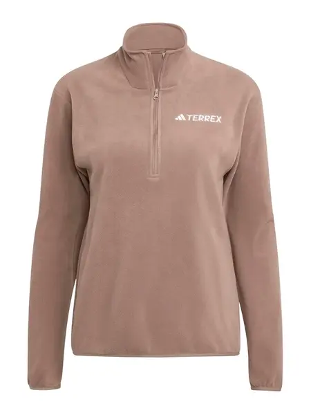 ADIDAS TERREX Športový sveter 'ESS'  hnedá / biela