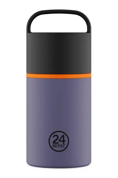 Termoláhev 24bottles Spin 480ml Dusk fialová barva, Spin.480.Dusk