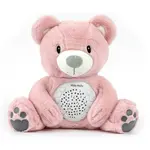 Plyšový zaspávačik medvedík s projektorom Milly Mally Bear pink , 20C59027
