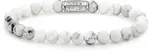 Rebel&Rose Korálkový náramek Virgin White RR-60016-S 17,5 cm - M
