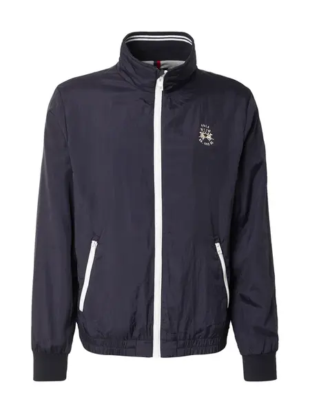 La Martina Prechodná bunda  béžová / modrá / biela