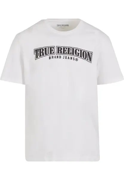 True Religion Tričko 'Nu Brush'  čierna / biela
