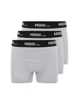 Moxx Paris Boxerky  sivá / čierna / biela