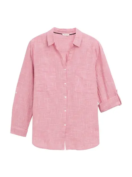 Tom Tailor Women + Blúzka  červená / šedobiela