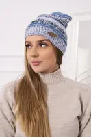 marka niezdefiniowana Čepice s fleecem Patrycja K254 sea+grey