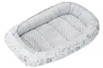 Medi Partners Baby cocoon/nest – Glade + gray Minky