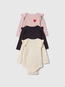 GAP Baby bodysuit, 3 pcs - Girls
