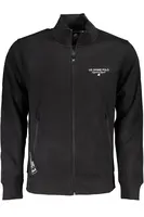 Pánska čierna mikina na zips US Grand Polo