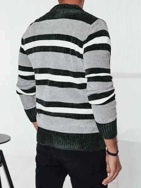 Pánsky pruhovaný sveter Dstreet