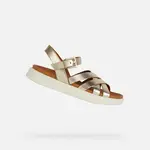 Gold women's sandals Geox XAN2S - Women's