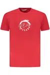 TRUSSARDI MEN'S SHORT SLEEVE T-SHIRT RED
