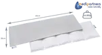 Medi Partners Thermophor with cherry seeds large 20x60 – 5 chambers Waffle – Gray