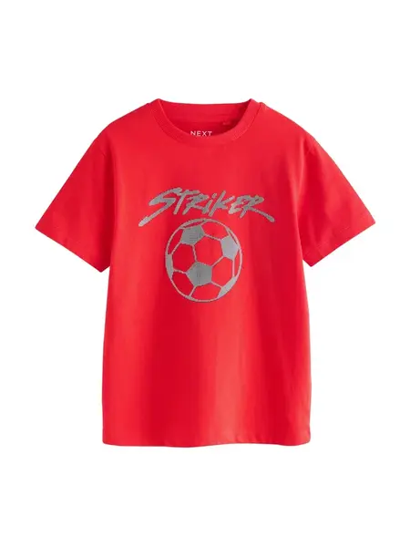 Next Tričko  sivá / červená