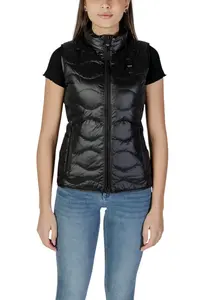 Blauer Gilet Donna