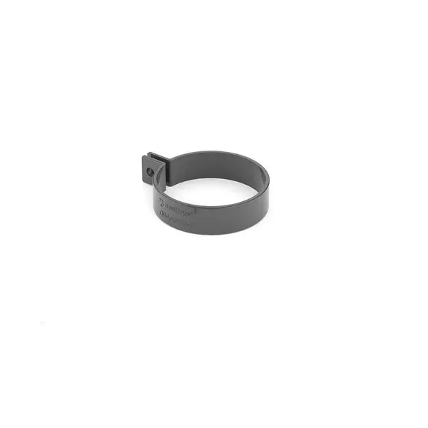 Kovová objímka na odkvapový zvod 63 mm grafit