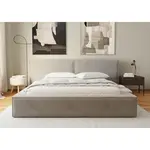 Boxxx ČALOUNĚNÁ POSTEL, 160/200 cm, světle šedá