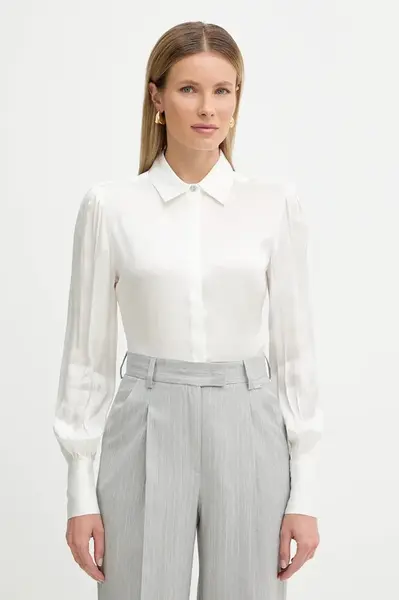 Košile s příměsí hedvábí Fracomina