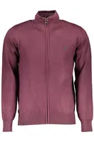 US GRAND POLO MEN'S RED CARDIGAN