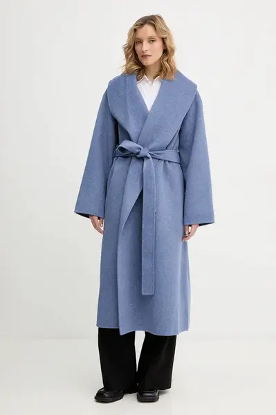 Kabát s příměsí vlny Calvin Klein