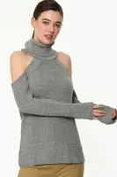 Z0019 DEWBERY WOMEN'S SWEATER-GRAY